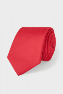 kravata červená