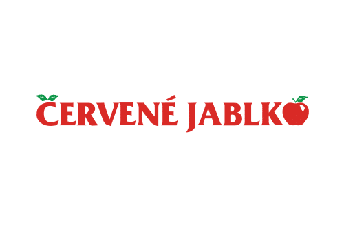 Červené jablko logo