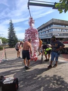 Central Most - Instalaca Mostěnky od Jakuba Flajšnera