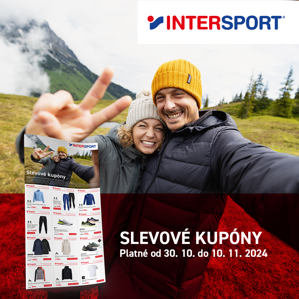 intersport - central Most - kupony