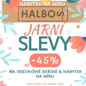 Výprodej nábytku, jarní sleva až 45 procent