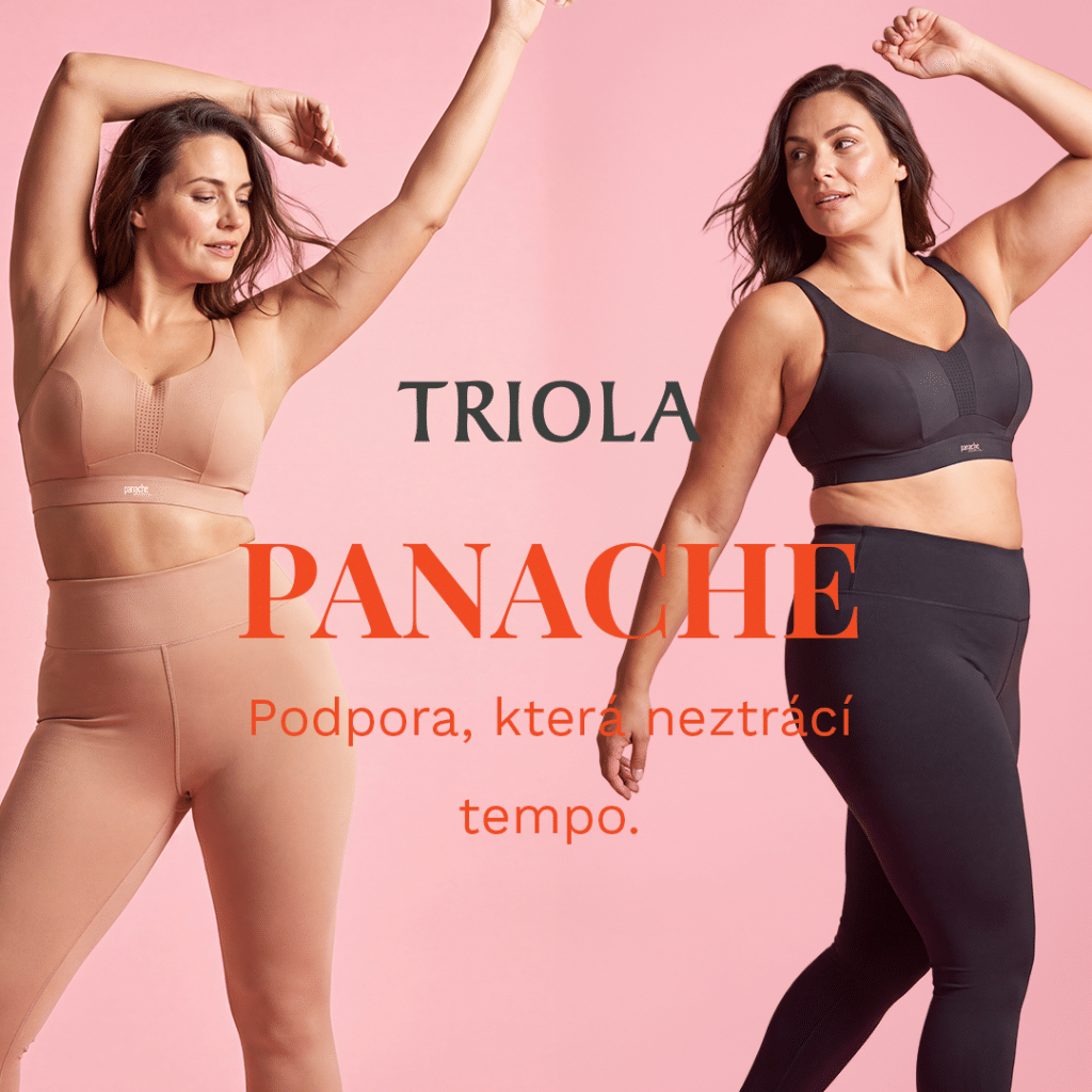 Dvě ženy ve sportovních podprsenkách na růžovém pozadí