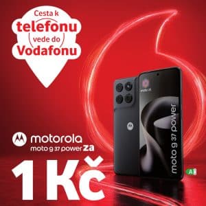 Reklama na telefon Motorola Moto G 37 Power za 1 Kč